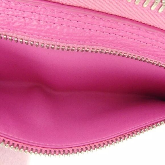 3.1 Phillip LIM Long Wallet Zip Pink Leather Authentic Used - Picture 3 of 16